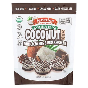 Coconut Bites - Organic - Cacao Chocolate - Case of 6 - 5.25 Oz6 - Picture 1 of 1