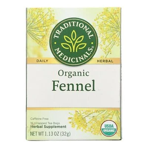 Traditional Medicinals Organic Herbal Tea - Fennel - Case of 6 - 16 Bags - Picture 1 of 2