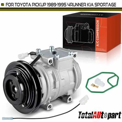 Compresor de aire acondicionado con 1 ranura para Kia Sportage Toyota 4Runner 1995 Kia Sportage 95-01 Foto 1 de 4