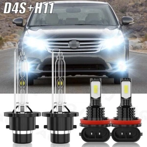 For 2008 2009 2010 Toyota Avalon HID Headlight High/Low Beam led Fog Light Bulbs - Picture 1 of 17