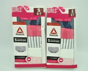 Reebok 5 Pack Seamless Hipster Underwear Girls Size S (6-7) Dmg Box (2 Included) - Picture 1 of 14