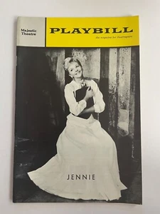 De colección Playbill Jennie (1963) Majestuoso Teatro Mary Martin Programa de Obra - Imagen 1 de 5