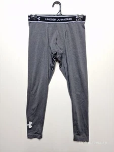 Under Armor Youth Teens Cold Gear Gray Leggings Compression Pants Size L - Picture 1 of 13