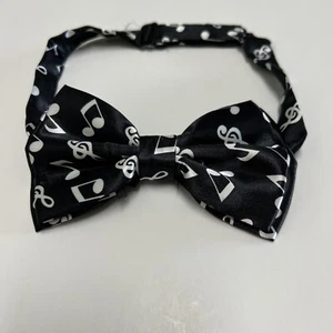 Boy Kids Teenage 100% Cotton Sheet Music Notes Bow Tie Bowtie 7-14 Years Old - Picture 1 of 3