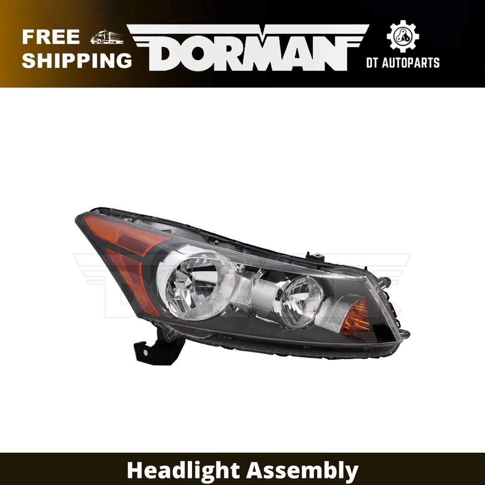 Conjunto de faros dorman de 4 puertas derecho para Honda Accord 2008-2012 2009 2010 2011 Foto 1 de 4