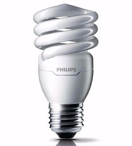 Philips Tornado 20W CFL GLOBE BAYONET B22 Spiral Bulb COOL DAYLIGHT/WARM WHITE