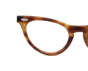 Vintage Ao Cat Eye Glasses Eyeglasses or Sunglasses Tortoise Frame 46-20 - Picture 1 of 8