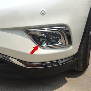 2pcs ABS Chrome Front Fog Light Lamp Cover Trim Fit for Nissan Murano 2015-2018 - Picture 1 of 4