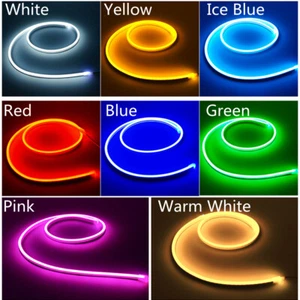 5V 12V 24V Led Neon Strip Lights Flex Tape Waterproof Rope Silicon Tube Bar lamp - Picture 1 of 33