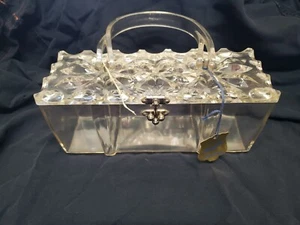 Vintage Original Rialto N.Y. Clear Lucite Purse Handbag 40's? 50's? - Picture 1 of 12