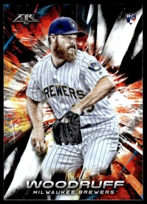 2020 TOPPS FIRE ROOKIE BRANDON WOODDRUFF R97 - Image 1 of 2