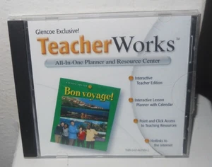 Teacher Works Glencoe French 2 Bon Voyage Pre-Owned CD-ROM VG Planner/Resource - Picture 1 of 6