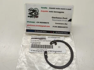 originale ktm 0472047175 CIRCLIP DIN0472-47 Seeger anello elastico Husqvarna - Bild 1 von 1