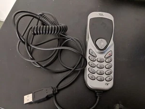 USB-powered telephone with speaker and microphone & 6-foot cord - Picture 1 of 2