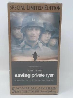 Saving Private Ryan VHS 2-Tape Set Special Limited Edition Tom Hanks SEALED - Image 1 of 2