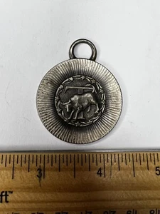 Sarah Coventry Zodiac Taurus Bull Medallion A99 - Picture 1 of 2
