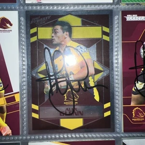 Alex Glenn Signed 2012 Select Dynasty Parallel NRL card Brisbane Broncos - Picture 1 of 1