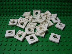 ** 25 Karat Lot ** Lego NEU weiß 2 x 2 modifizierte Fliese mit Mittelloch Stücke - Bild 1 von 1