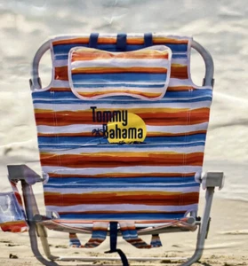 NEU Tommy Bahama 5 Positionen Strandkorb orange Streifen versiegelt - Bild 1 von 6