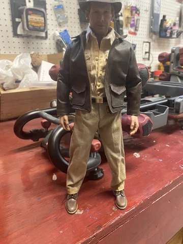 Hot Toys DX05 Indiana Jones Action Figure Custom Relic Hunter head Cover