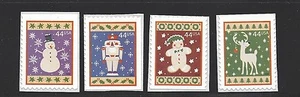 US Scott # 4425 - 4428 /  Christmas Winter Holiday Set of Singles MNH - Picture 1 of 1