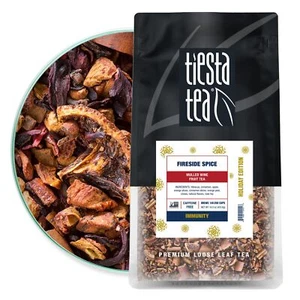 Tiesta Tea - Fireside Spice Mulled Wine Herbal tea Premium Loose Leaf Tea Ble... - Picture 1 of 9