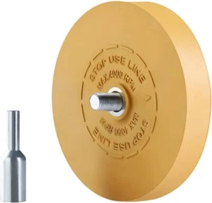 Decal Remover Eraser Wheel Removes Pinstripes Vinyl Tapes and 1 Pack Solid - Picture 1 of 9