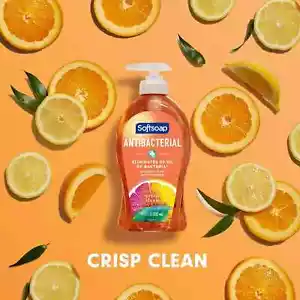 Softsoap Antibacterial Liquid Hand Soap, Crisp Clean, 11.25 Fluid Ounce Bottle - Picture 1 of 8