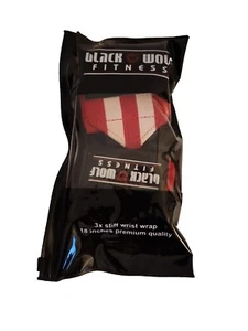 Black Wolf 18" Fitness Handgelenkwraps für Powerlifter - Bild 1 von 1