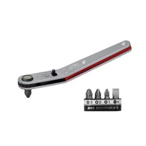 ANEX Ratchet Driver Offset Up-head type 5 Bit Offset Screwdriver No.428 - Picture 1 of 5