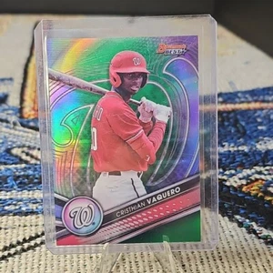 Bowmans Best Cristhian Vaquero 2022 refractor verde TP-26/99 - Imagen 1 de 2