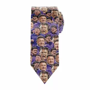 Cravatta LSU Tie Ed Orgeron cravatta LSU - Foto 1 di 1