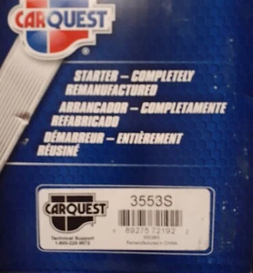 Carquest 3553S Starter - Picture 1 of 1