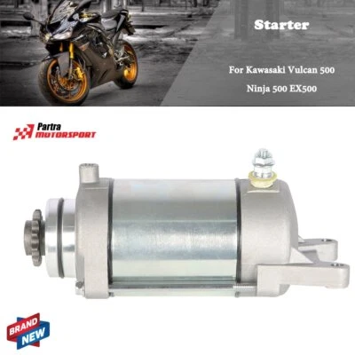 ✅Starter Assembly Motorcycle 1990-2009 For Kawasaki Vulcan 500 Ninja 500 EX500 - Image 1 of 4