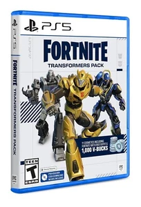 Fortnite TRANSFORMERS PACK PlayStation 5 ~ 11 Cosmetics & 1000 V-BUCKS - New PS5 - Picture 1 of 2