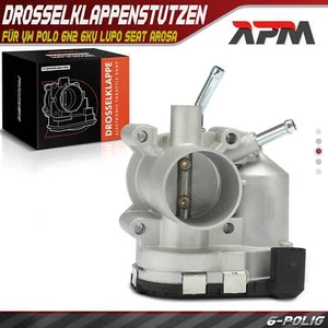 Drosselklappe Drosselklappenstutzen für VW Polo 6N2 6KV Lupo Seat Arosa - Bild 1 von 8