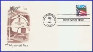 USA5 #3495 U/A ARTCRAFT FDC Flag over Farm - Picture 1 of 1