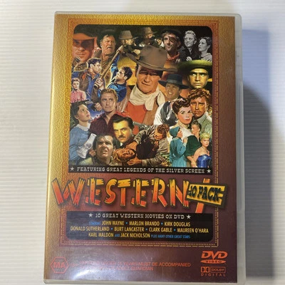 Western 10 Pack Movies DVD 4 Disc, John Wayne, Kirk Douglas, Region 4 - Image 1 of 4