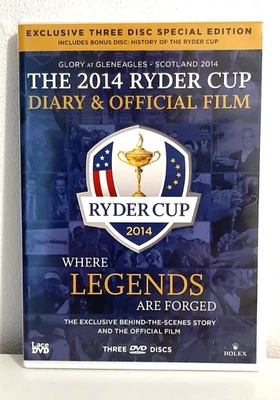 Ryder Cup 2014 Diary and Official Film (40th) (DVD, 2014) 3 Disc Special Edition - Image 1 of 4