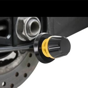 Gold L-Sonic 10MM Racing Swingarm Spools Kit For Ninja 250R 08 09 10 11 12 - Picture 1 of 6