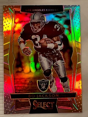 Bo Jackson Panini Select Silver Prizm 2016 refractor insert SP HOF RAIDERS!! Foto 1 de 4