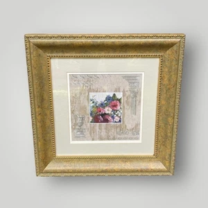 Elizabeth Parsons Fiori Architettonici Cornice Ornata Oro - Foto 1 di 6