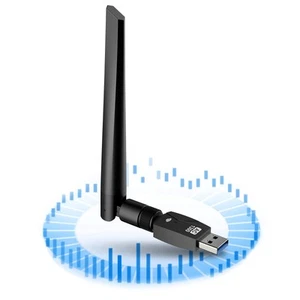 KIMWOOD wifi USB 1300Mbps USB3.0 Wireless LAN Handset 2.4G/5G Dual Band 5dBi Ult - Photo 1/7