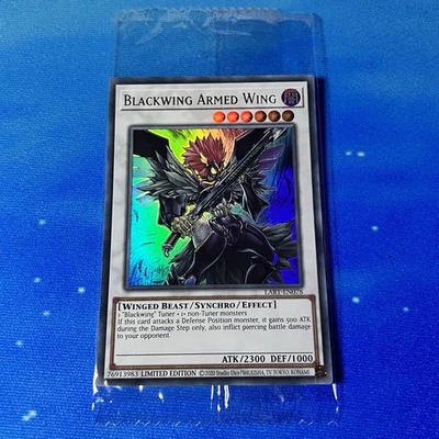 Yu-Gi-Oh Blackwing Armed Wing Lost Art Card LART-EN078 SEALED NM/M - Image 1 of 2