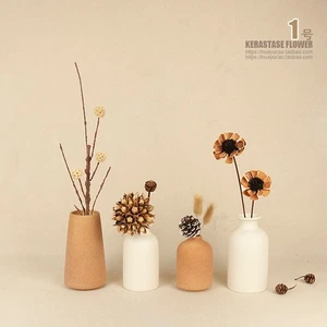 Vaso piccolo Healing Home Decor composizione fiori secchi piccolo ornamento - Foto 1 di 26
