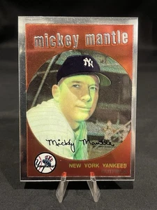 1996 Topps Finest Mickey Mantle Card #9 (1959 Topps RP) - Picture 1 of 2