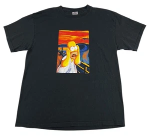 Camiseta De Colección Y2K Simpsons Homer Edvar Munch El Grito Arte Para Hombre Talla Grande” - Imagen 1 de 8