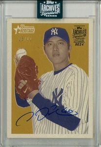 2024 Topps Archive Signature Chien-Ming Wang 2006 Bowman /12 - Picture 1 of 2