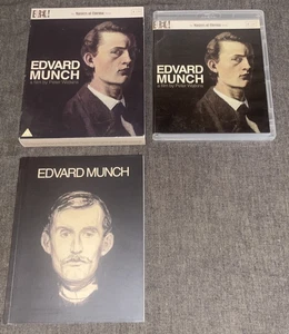2016 EUREKA! Blu-ray SLIPCASE Peter Watkins: Edvard Munch. OOP, BOOK, NEAR MINT - Imagen 1 de 12