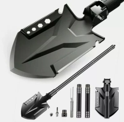 Multifunctional Folding Military Self Driving Outdoor Shovel Survival Camping - Image 1 of 4